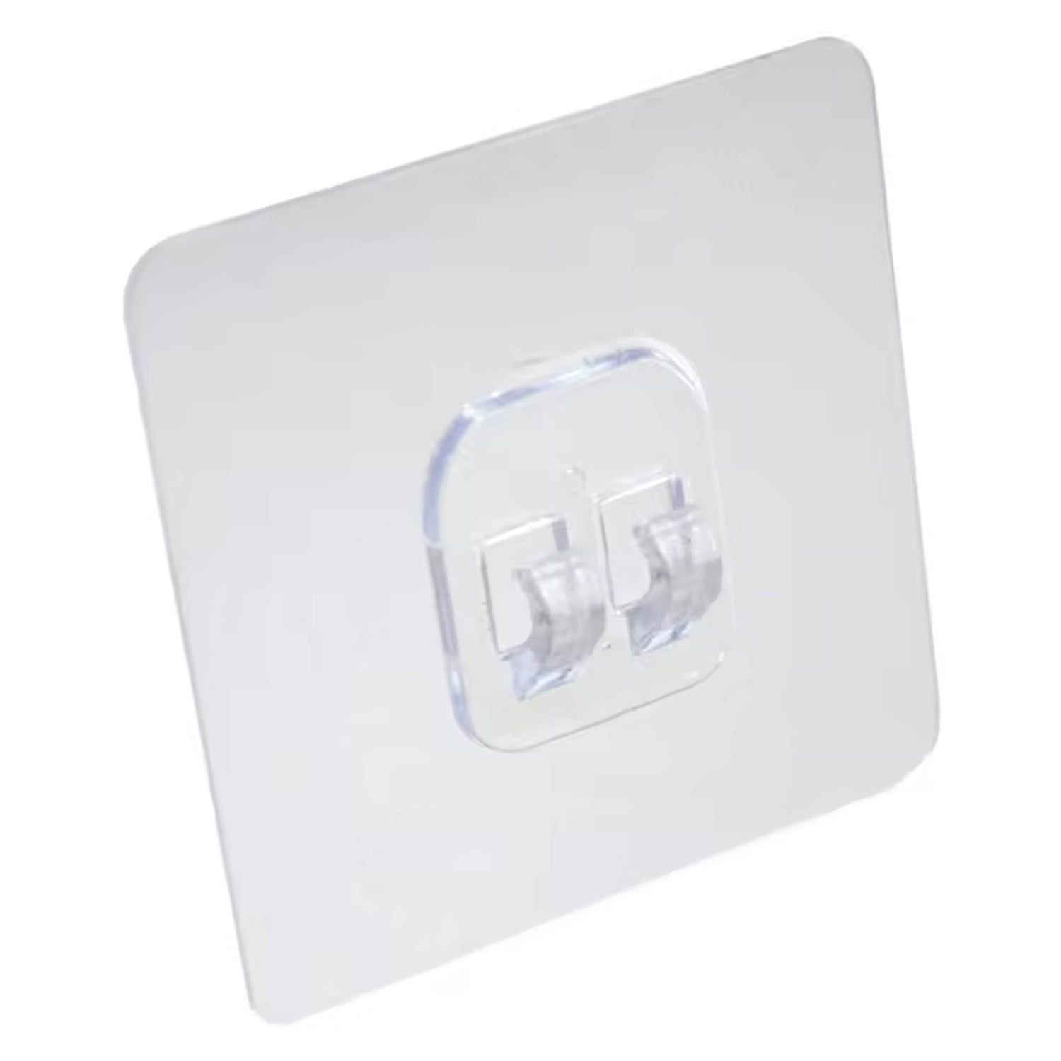 Household Self Adhesive Wall Hooks, Punch-Free Wall-Mounted Hook, Seamless Transparent No Nails Drill Waterproof Hooks for Bathroom, Kitchen, Home (1 Pc) - Image 5