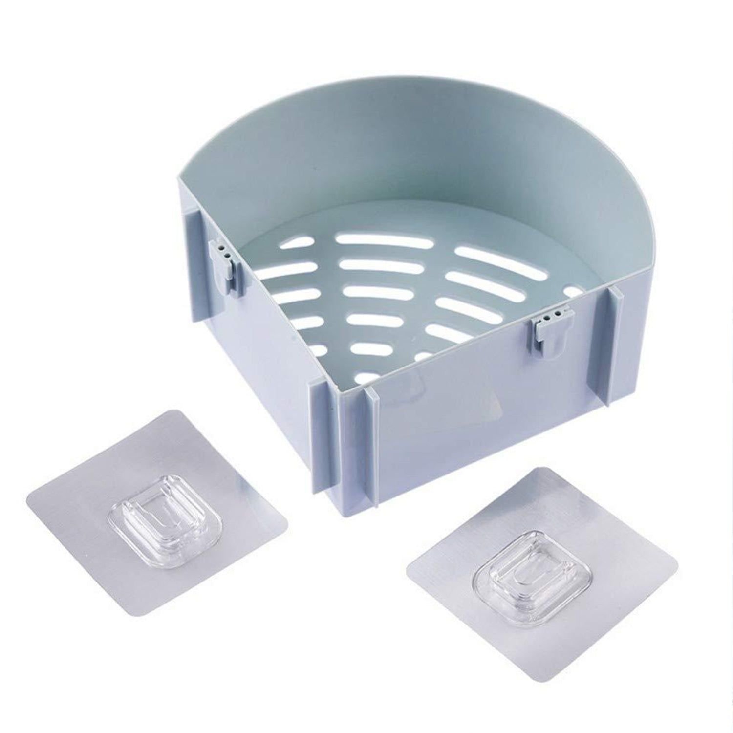 Plastic Multipurpose Kitchen Bathroom Shelf Wall Holder Storage Rack (Loose Pack) - Image 6