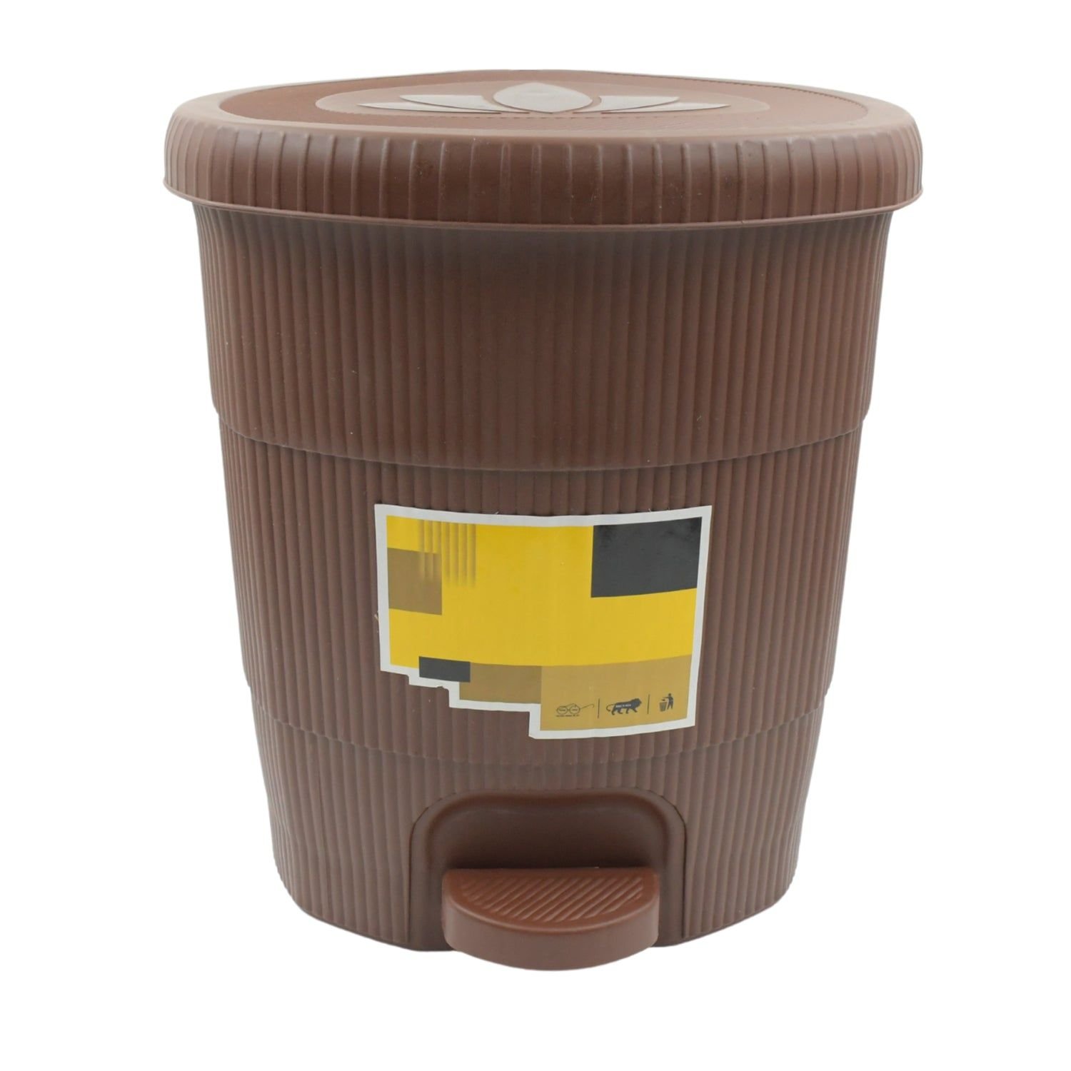 Homeware Dustbin Clean Mini Small Size Plastic Pedal Dustbin Used For Kitchen, Office, Car (1 PC) - Image 7