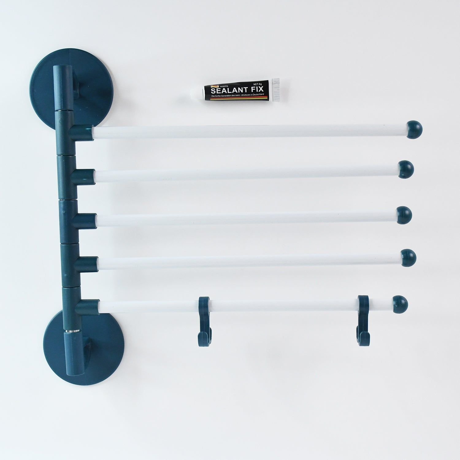 Rotating Bar Wall Mounted Swivel Towel Rack - Image 5