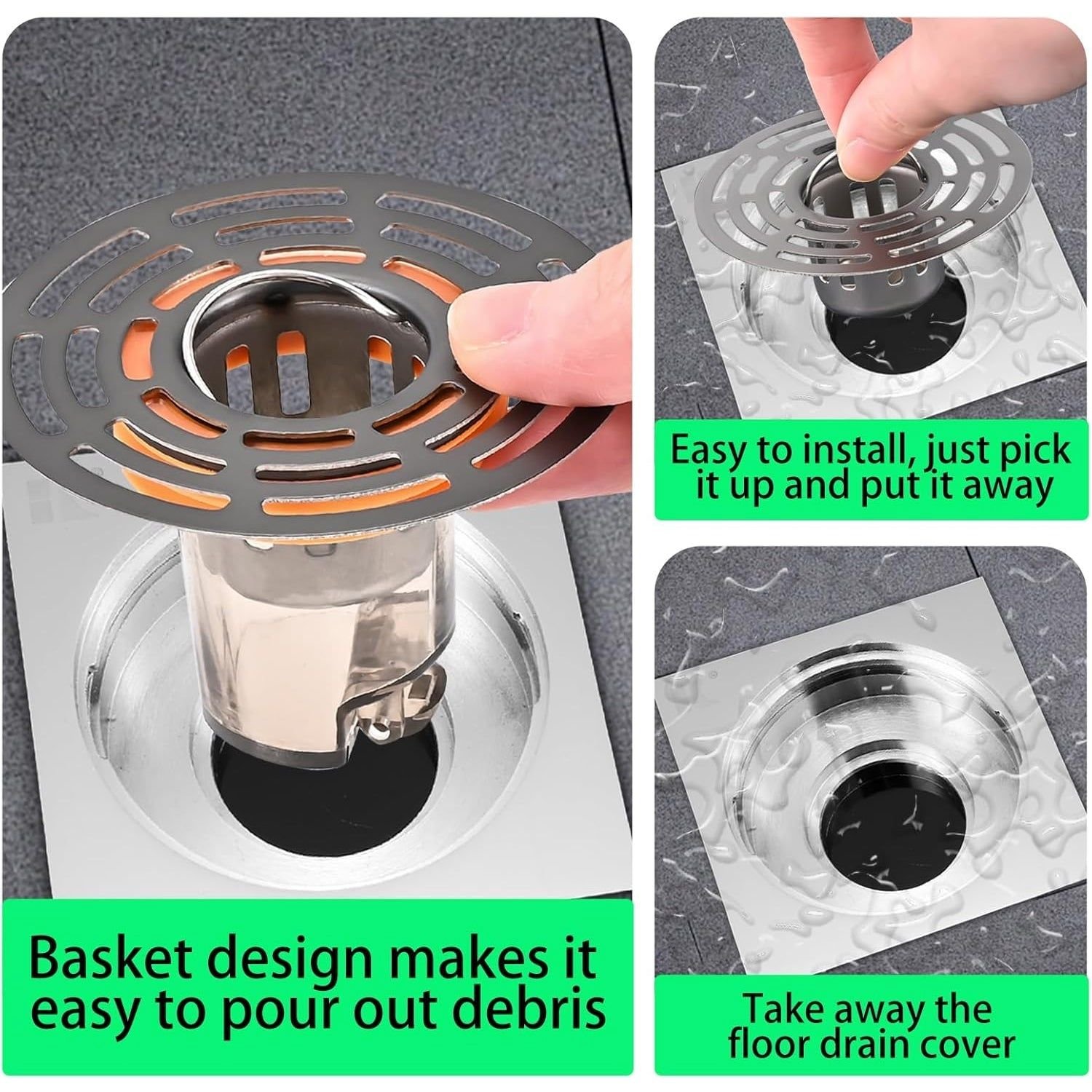 Shower Stopper, Anti-Odour Floor Drain Core with Filter Mesh (1 Pc) - Image 6