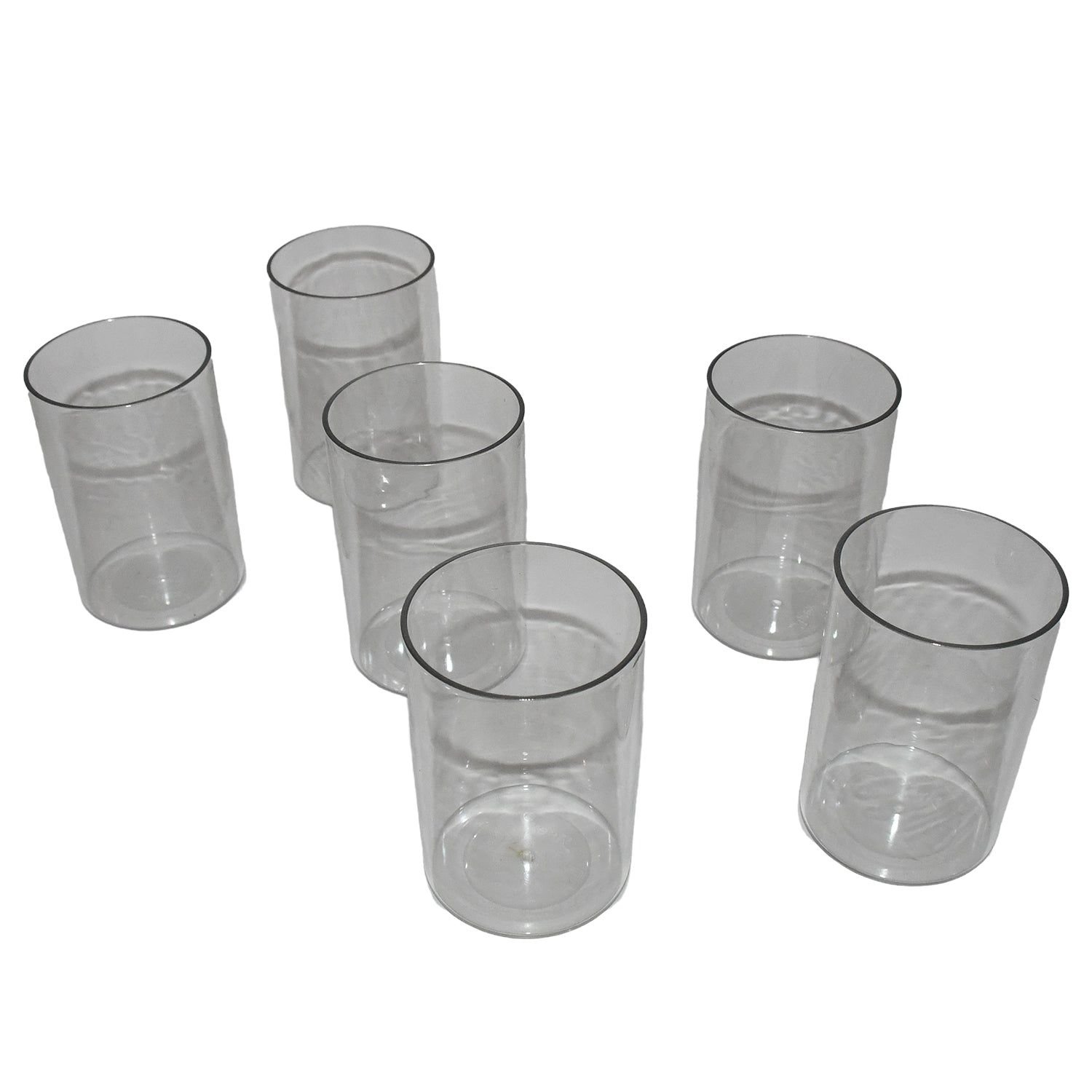 Apex Everyday Plastic Glass Set – 6 Pieces Lightweight & Unbreakable | Assorted Colour - Image 5