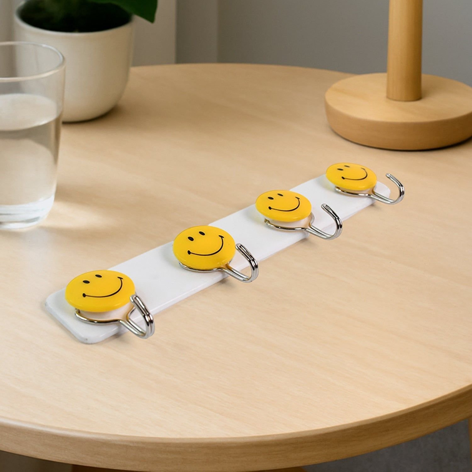 Multipurpose Self-Adhesive 4 hooks for wall Hook (1 Pc) - Image 4