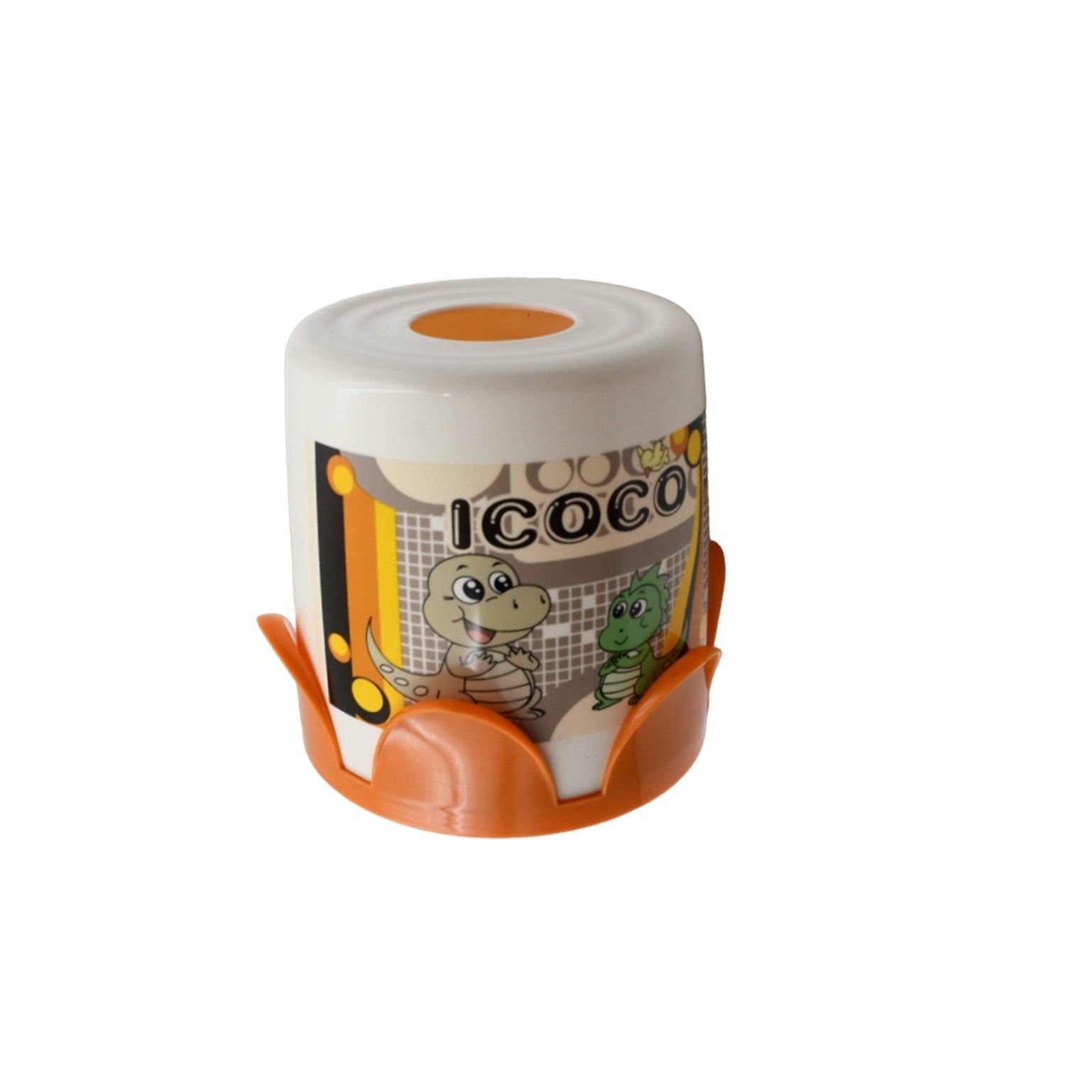 Plastic Round Tissue Box For Toilet Tissue Case Paper Box Plaid Skid Resistance Napkin Box Tissue Paper Holder, Tissue Box Cover Tissue Holder For Home (1 Pc) - Image 4