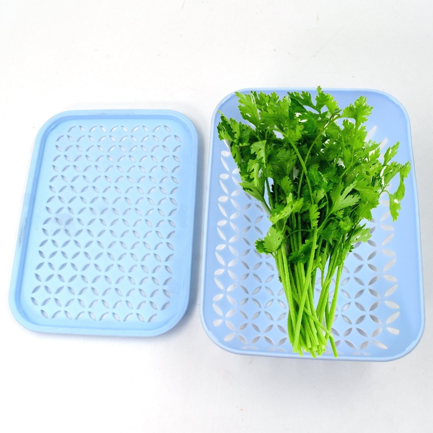 1 Pc Kothmir Basket widely used in all types of household places for holding and storing various kinds of fruits and vegetables etc. - Image 3