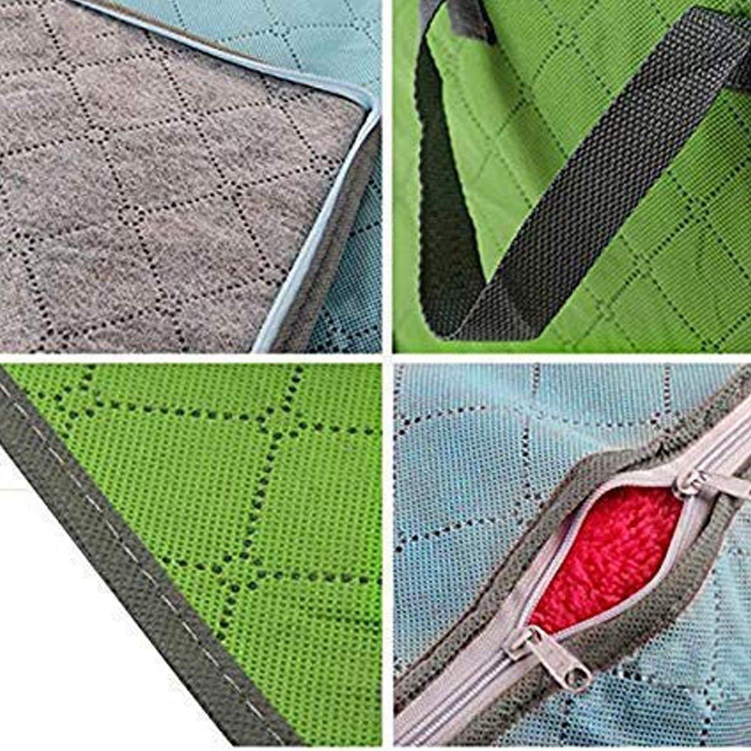 Premium Quilted Foldable Storage Bag with Transparent Window - Image 7