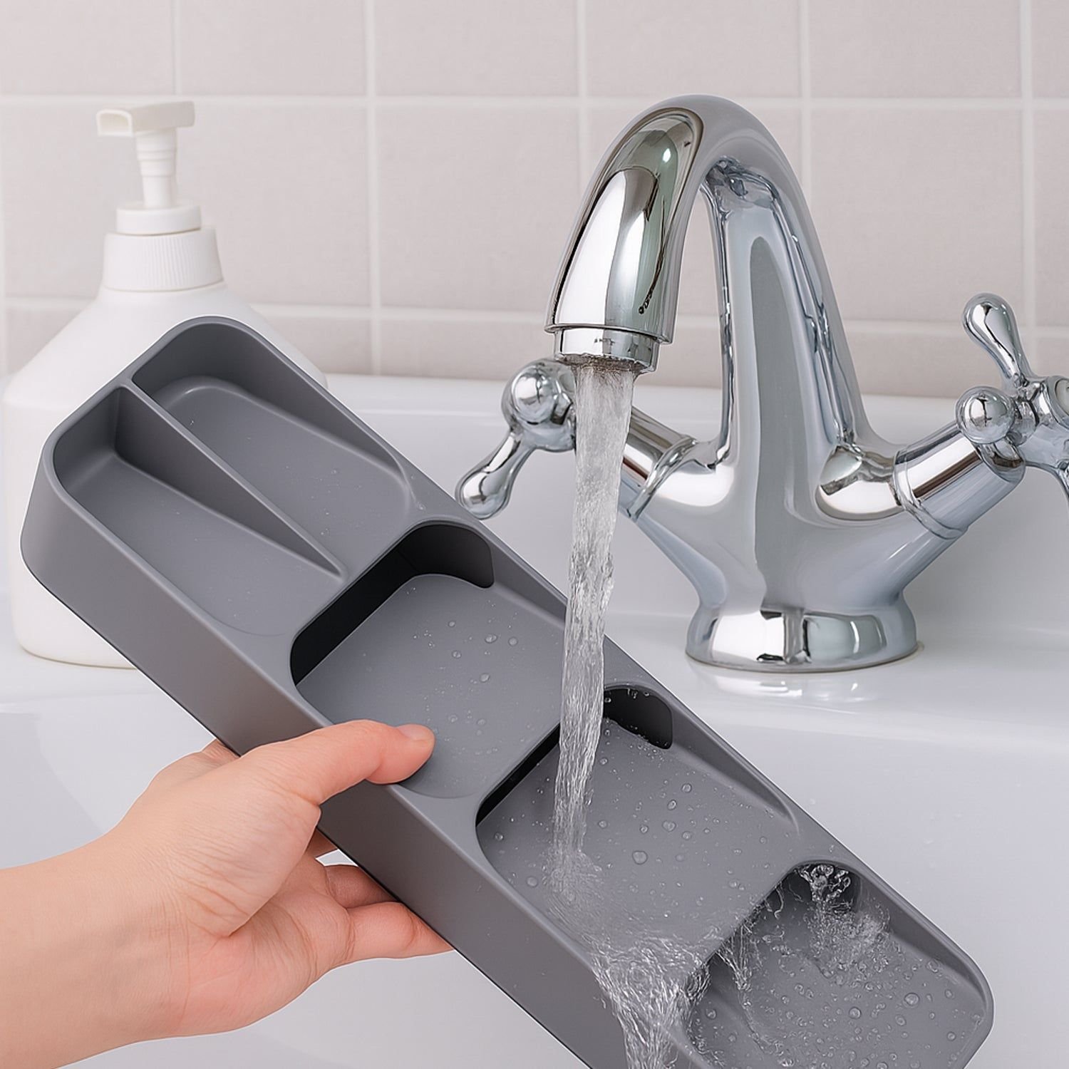 1 Pc Cutlery Tray Box Used For Storing Cutlery Items And Stuffs Easily And Safely. - Image 6