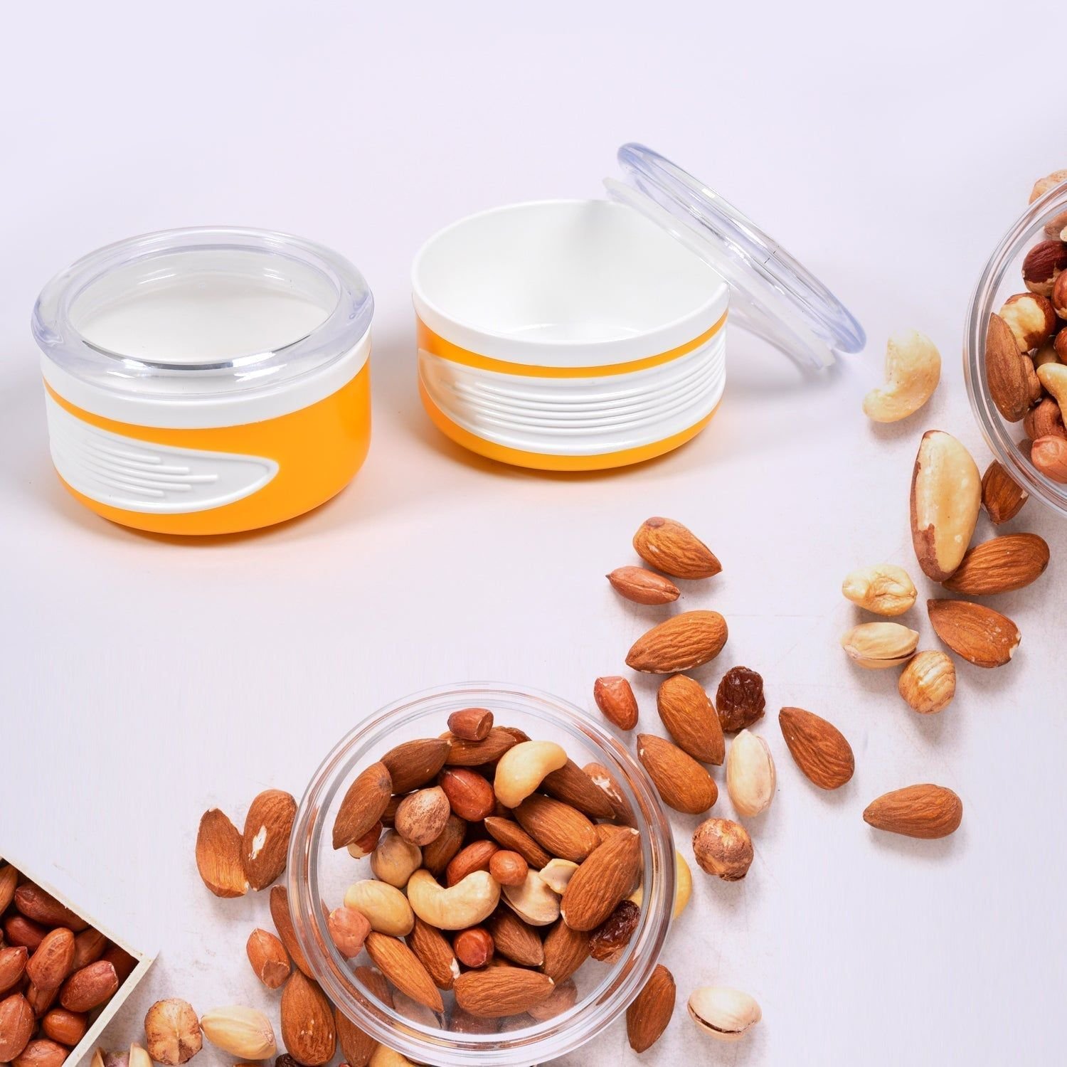 Airtight Plastic Storage Container Set (2 pieces, 550ml) - Image 5