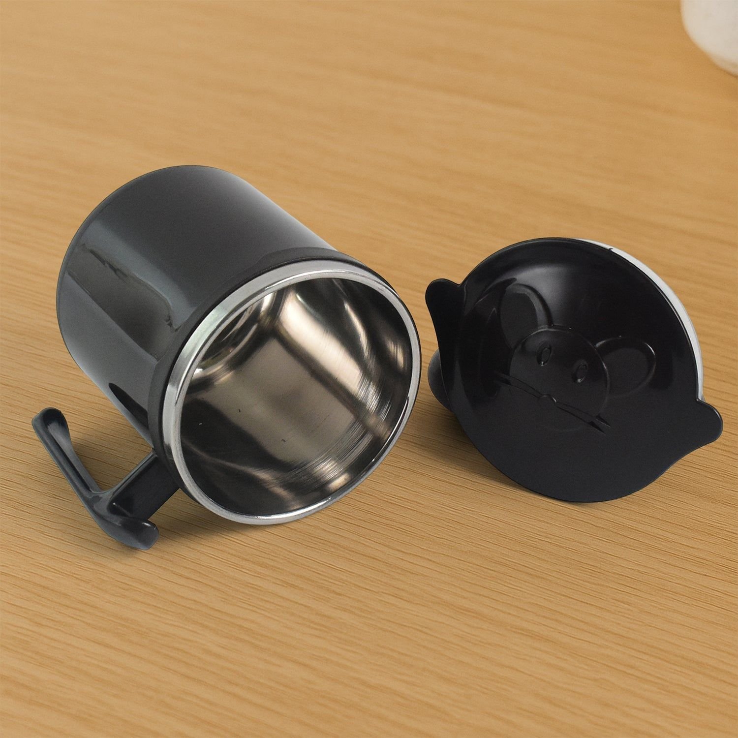 1 Pc Apex Cat Mug – 250 ml Stainless Steel Insulated Inner with Cute Cat Print | Assorted Colour - Image 7