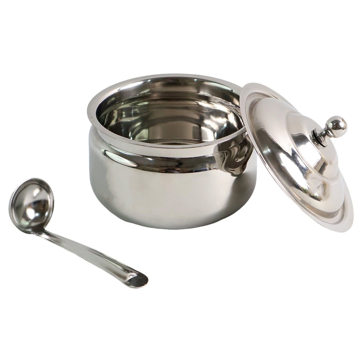 Premium Stainless Steel Ghee Pot (1 Set) - Image 4