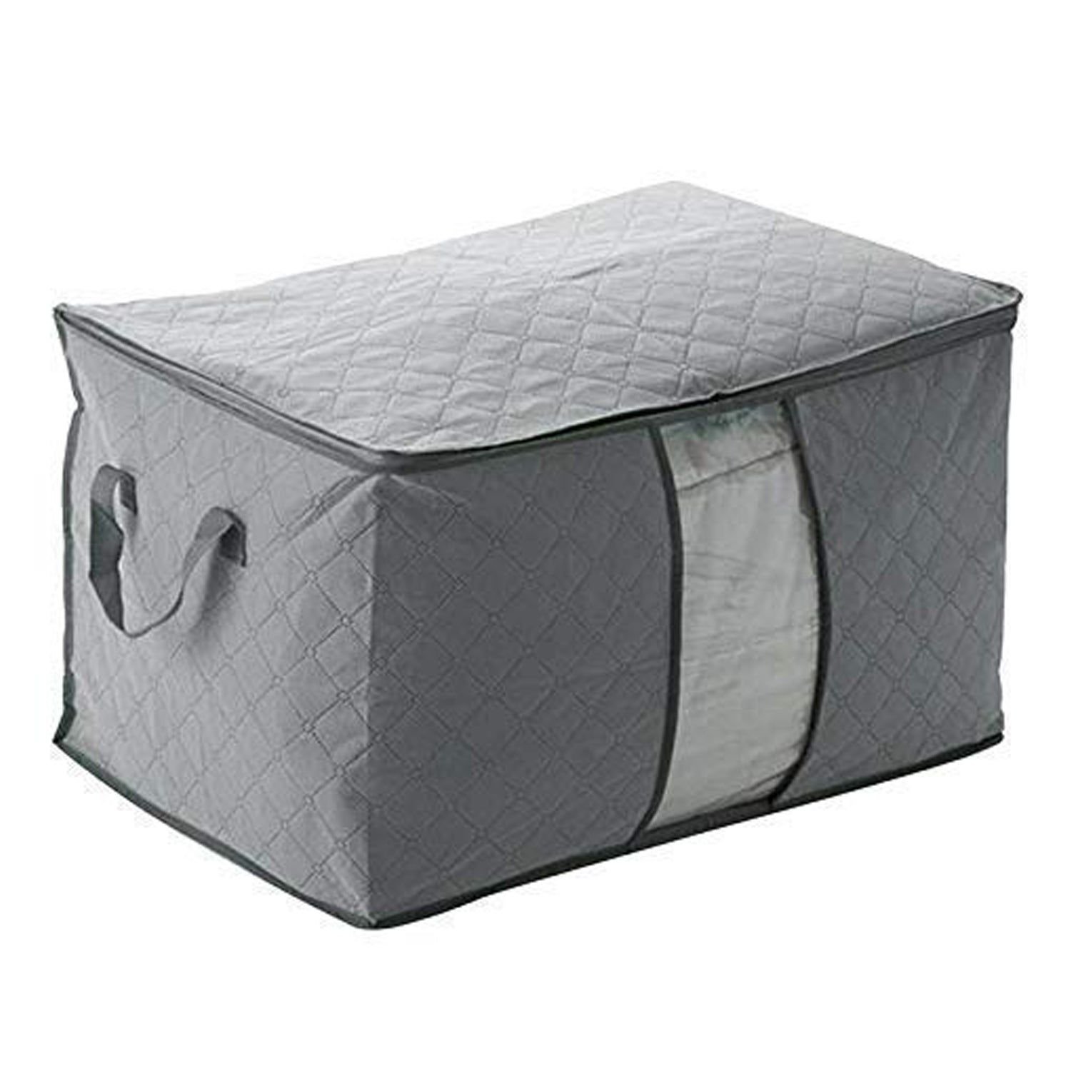 Premium Quilted Foldable Storage Bag with Transparent Window - Image 5