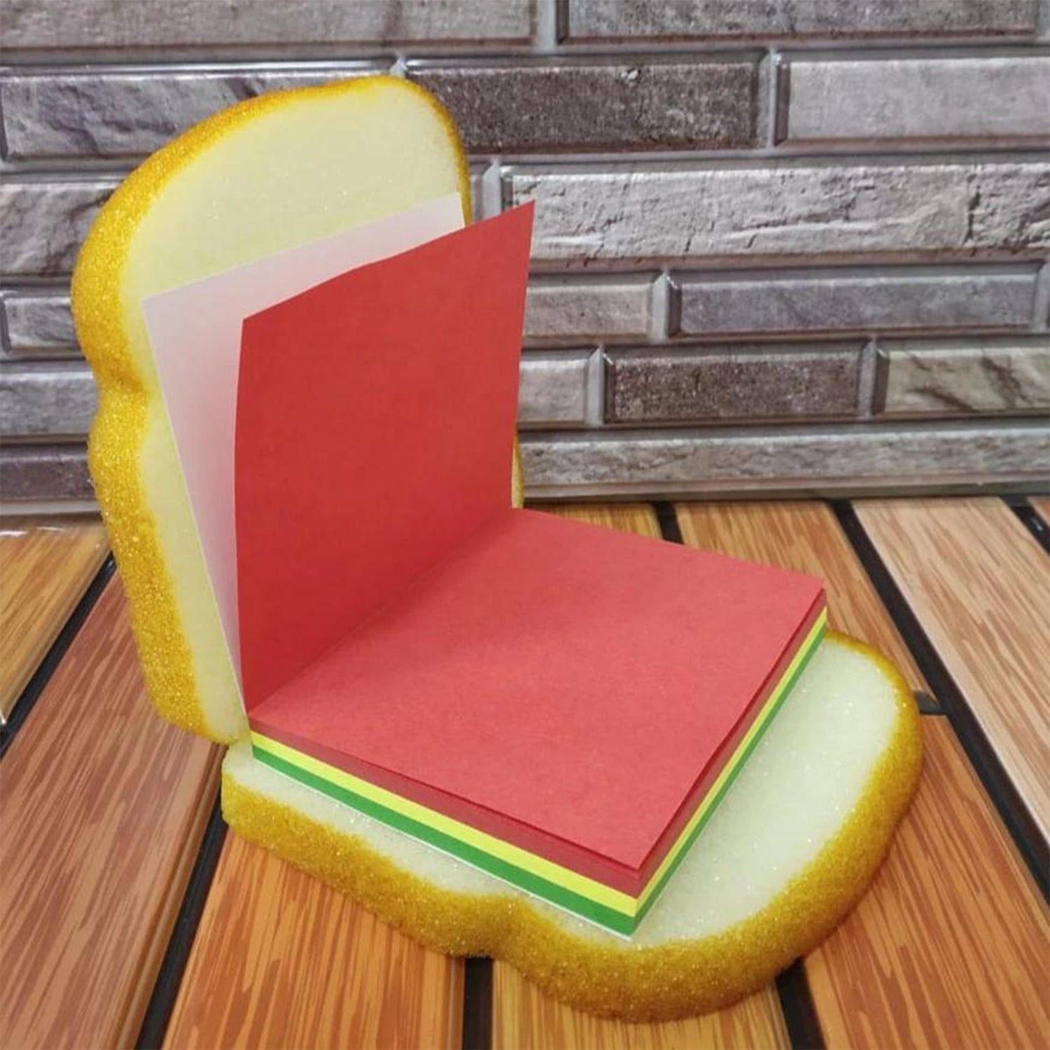 Sandwich Shaped Note / Sticky Notes / Memo Notes, Unique Mini Notes (Multicolor) - Image 9