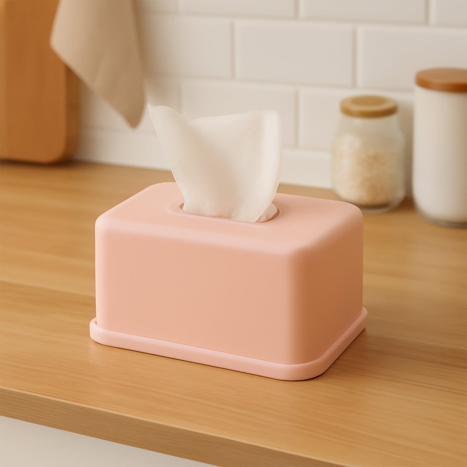 Rectangular Tissue Paper Box Holder (1 Pc) - Image 6