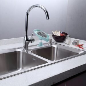 Self Draining Soap Holder for Bathroom Leaf Shape Soap Tray