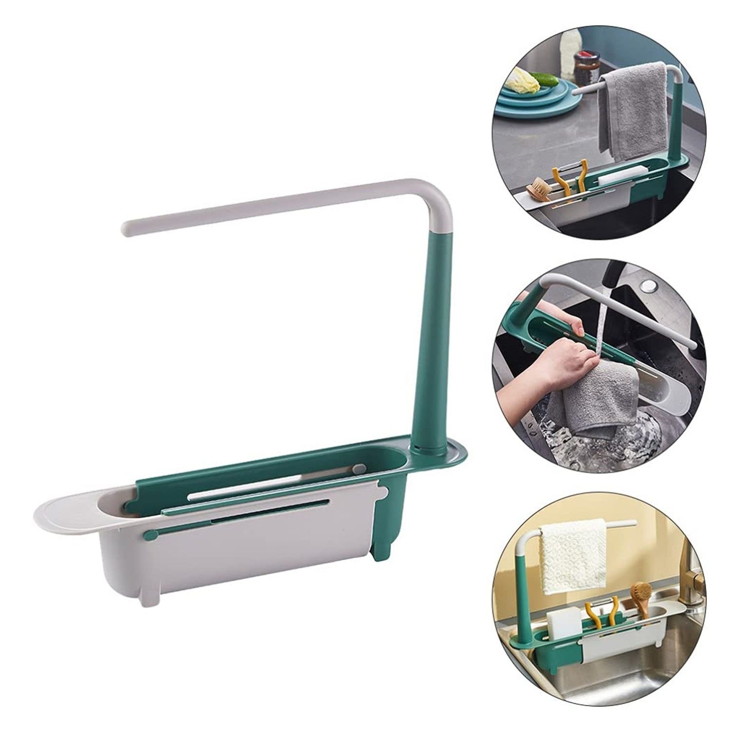 Expandable Kitchen Drying Basket Rack for Kitchen Use (1 Pc) - Image 4