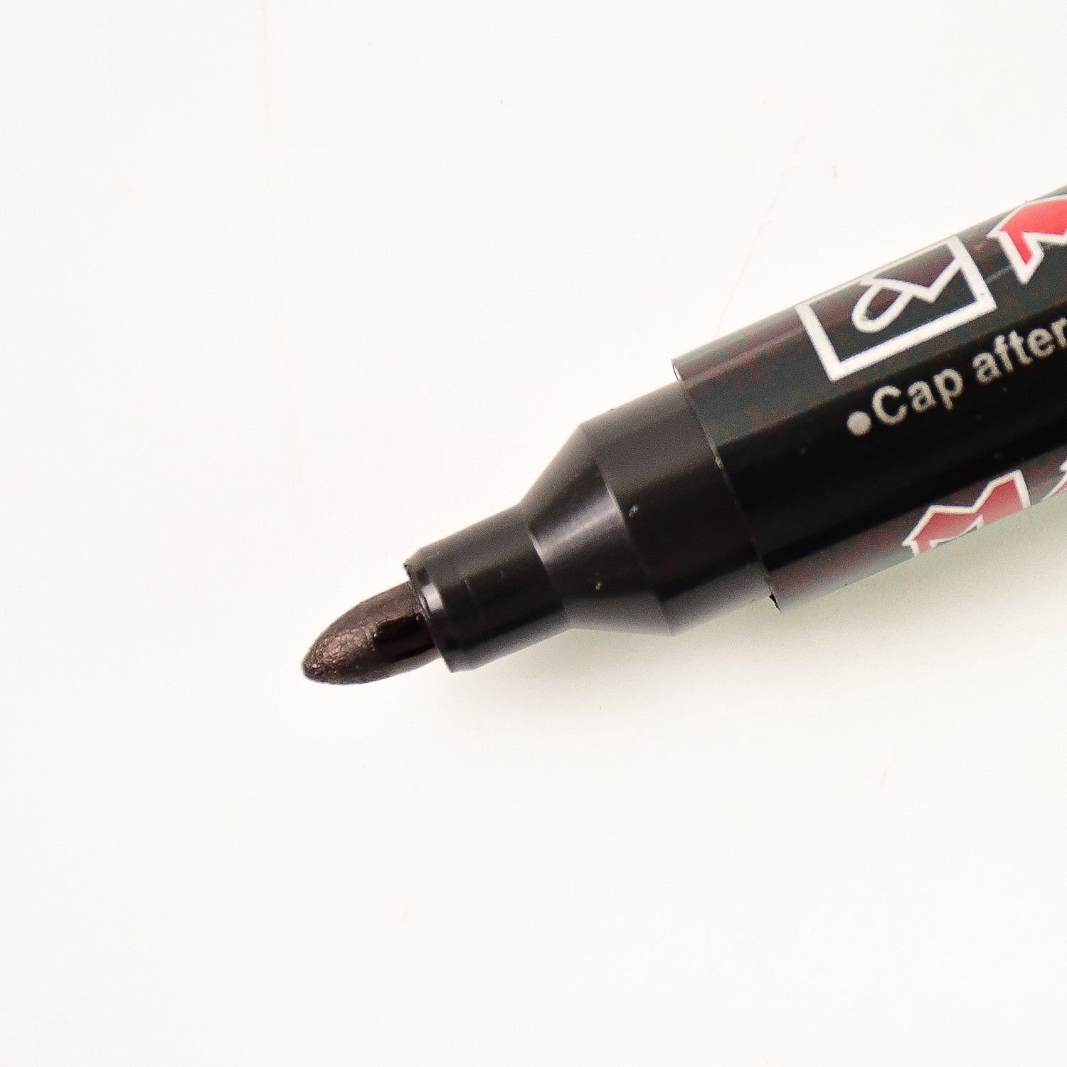 Premium Permanent Black Marker Pen Set (12 Pcs Set) - Image 7