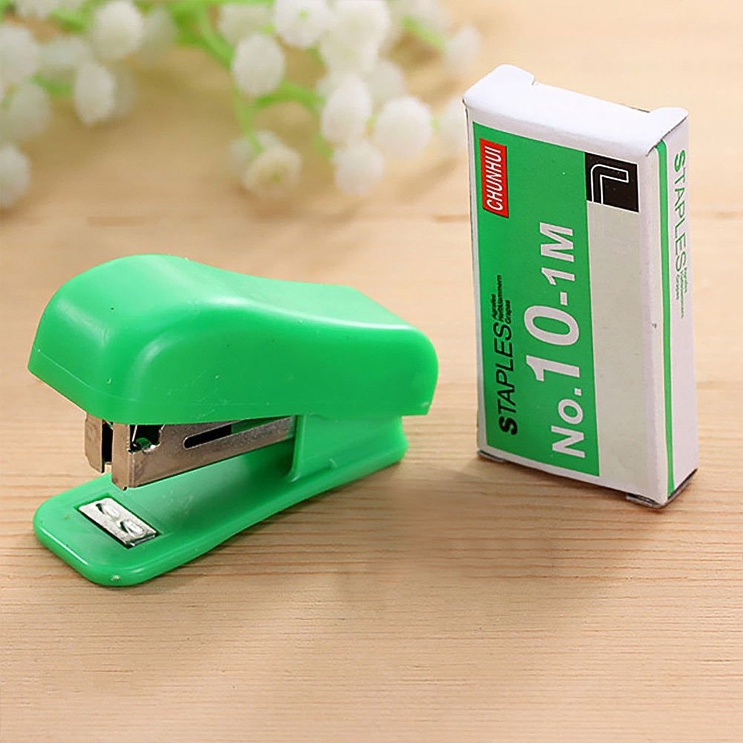 Mini Stapler with 1 Strip of Staples (1 Set) - Image 3