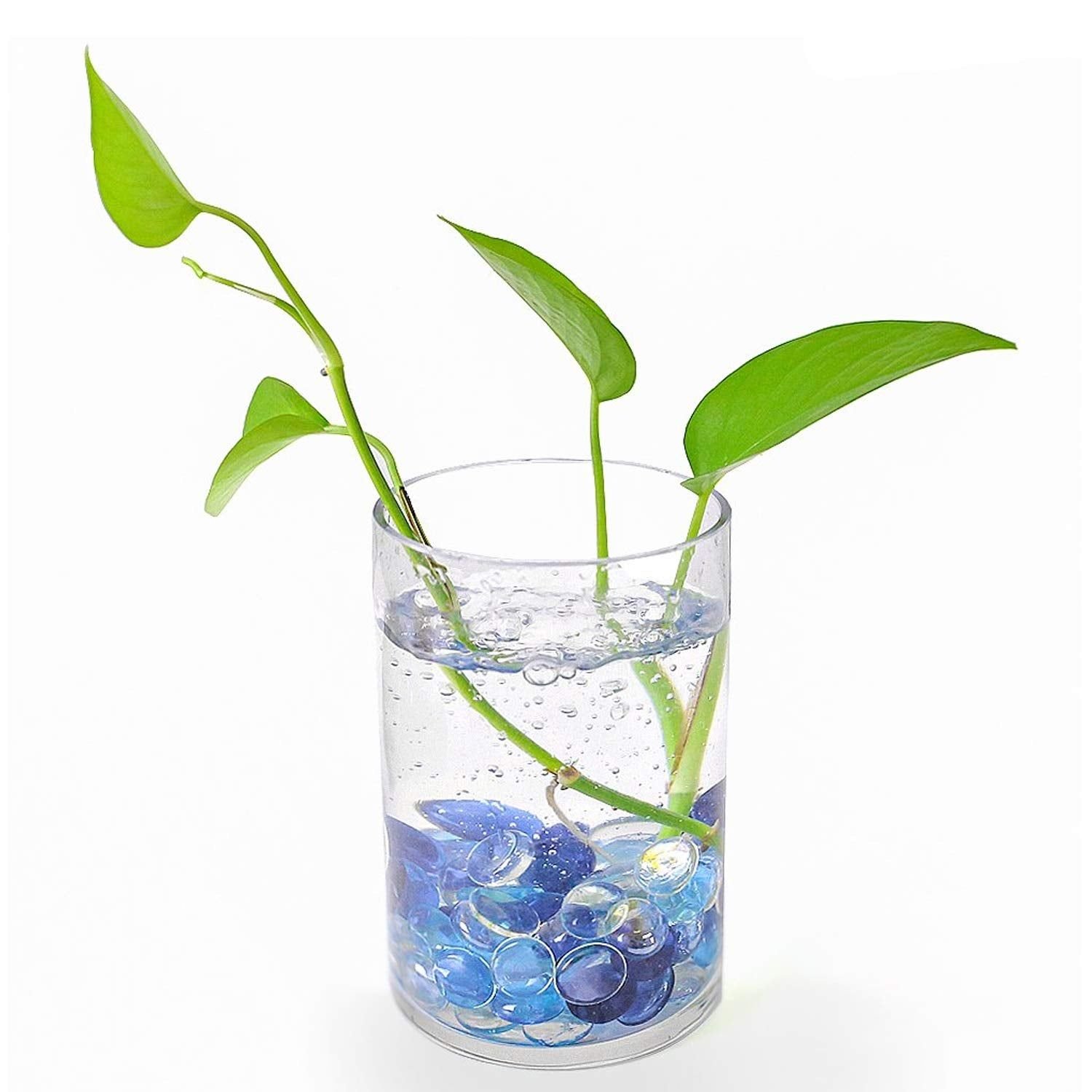 Glass Gem Stone, Flat Round Marbles Pebbles for Vase Fillers, Attractive pebbles for Aquarium Fish Tank. - Image 7