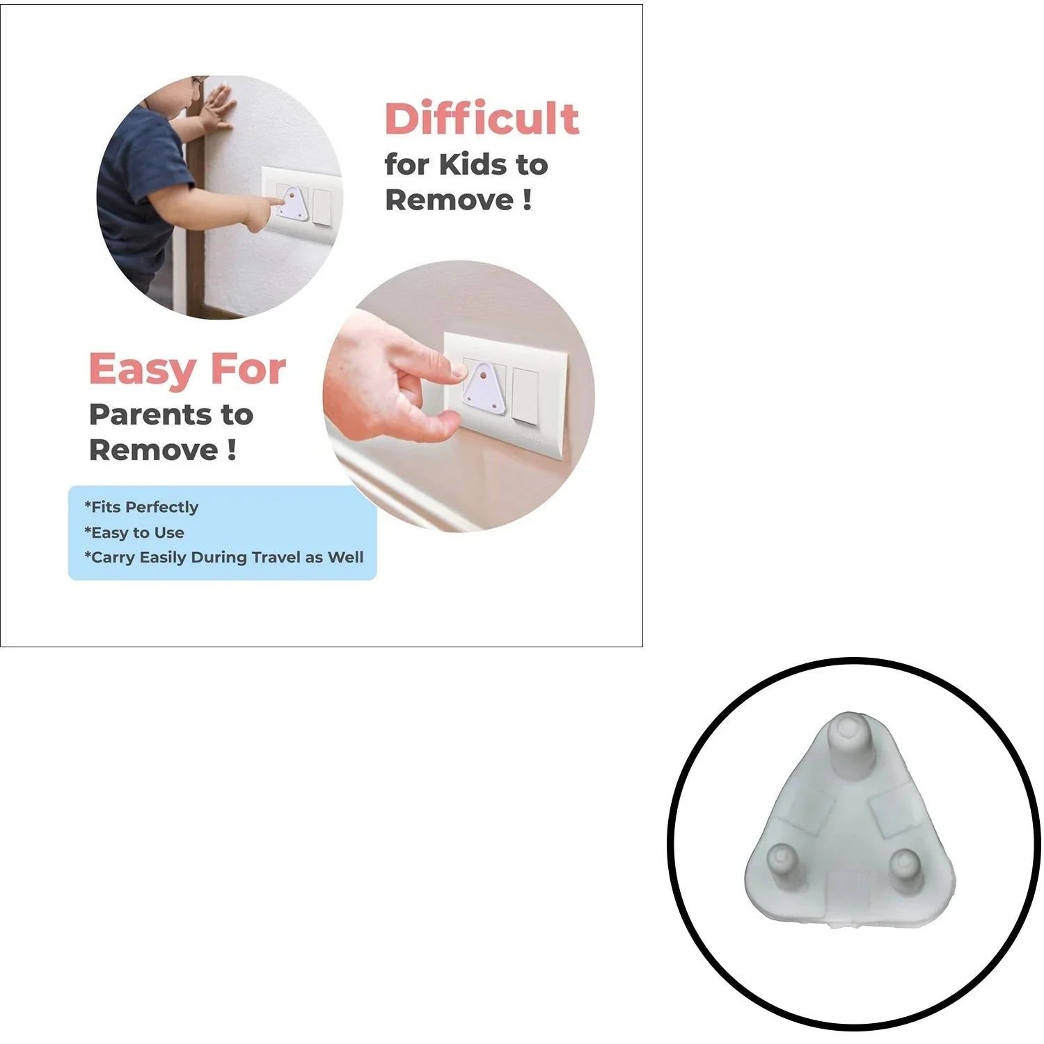 Safety Cover Guards for Electric Socket Plug (Big) - Image 6