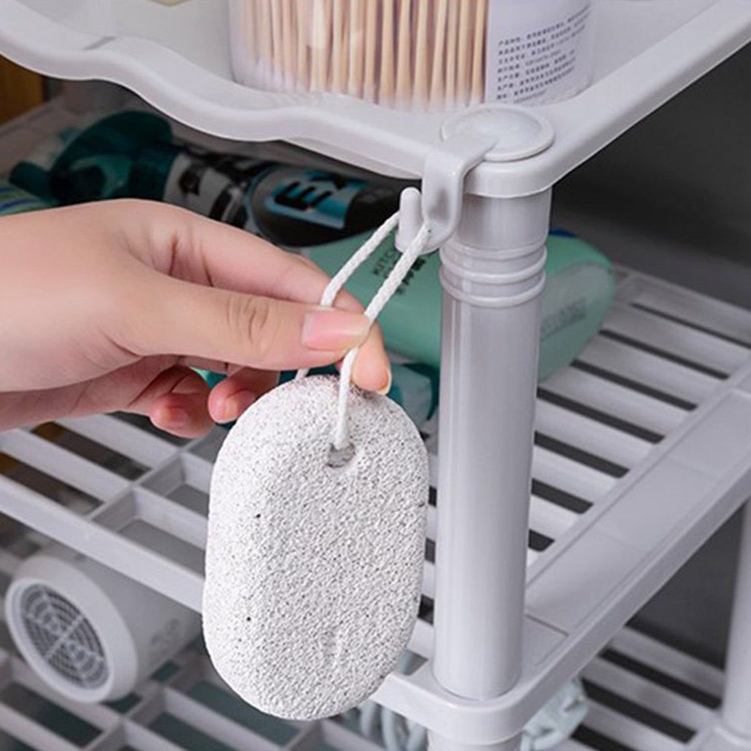 4 Layer Multifunctional Storage Shelf Organizer Narrow Storage Rack for Kitchen or Bathroom - Image 4