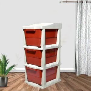 Multi-Purpose Anti-Slip 3 Layer Modular Drawer Storage System