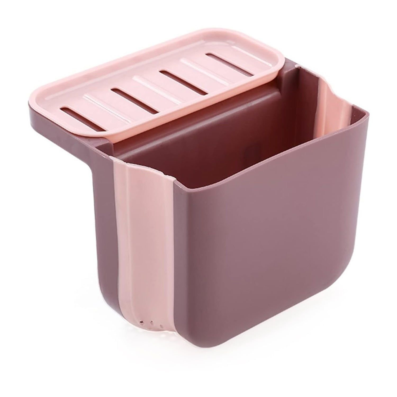 Small Multifunction Sink Drain Basket - Universal & Foldable - Sink Trash Holder Sink Side Storage Drainer Strainer Basket, Foldable Kitchen Sink Drai - Image 4