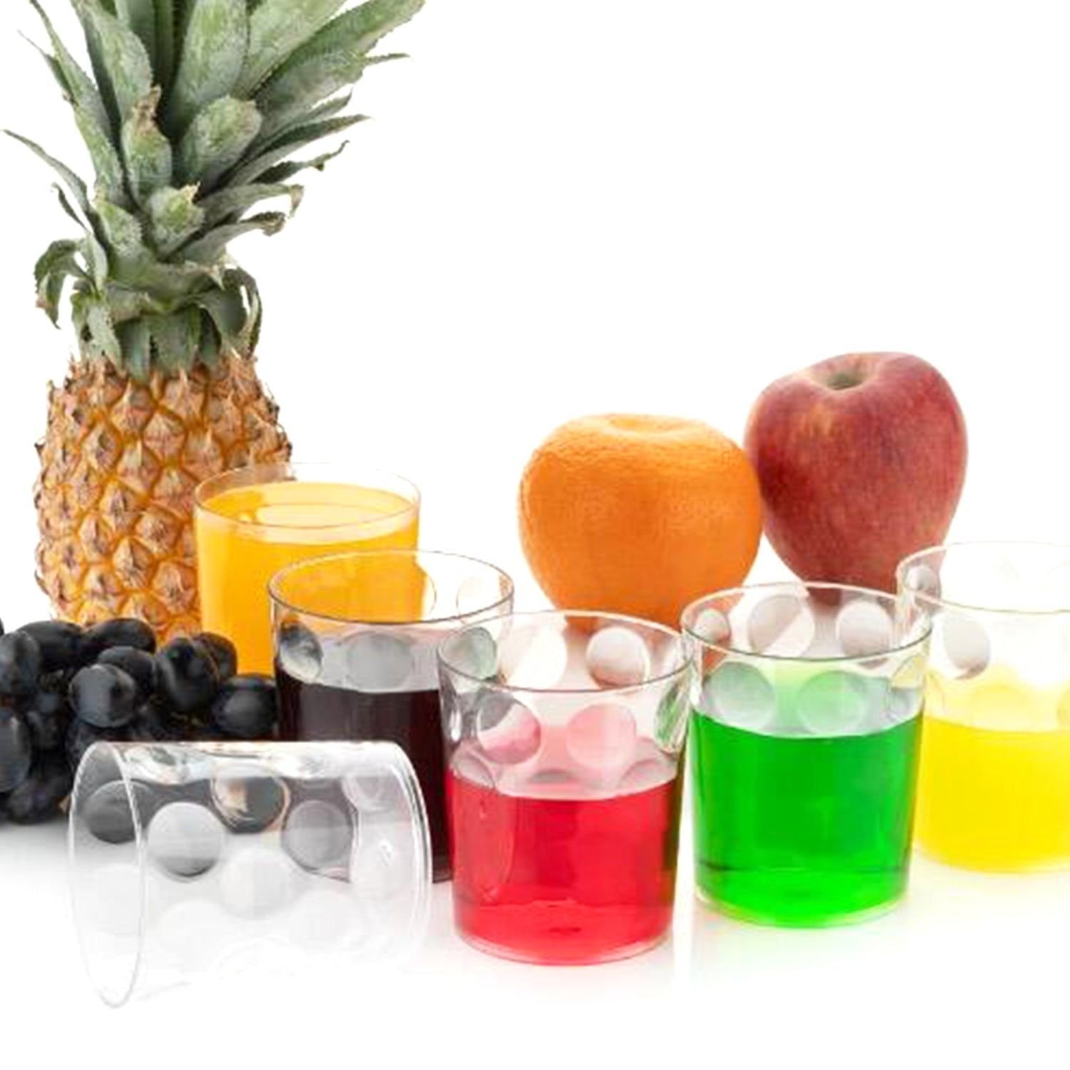 Multi Purpose Unbreakable Drinking Glass (Set of 6 Pieces) (300ml) | Assorted Colour - Image 7