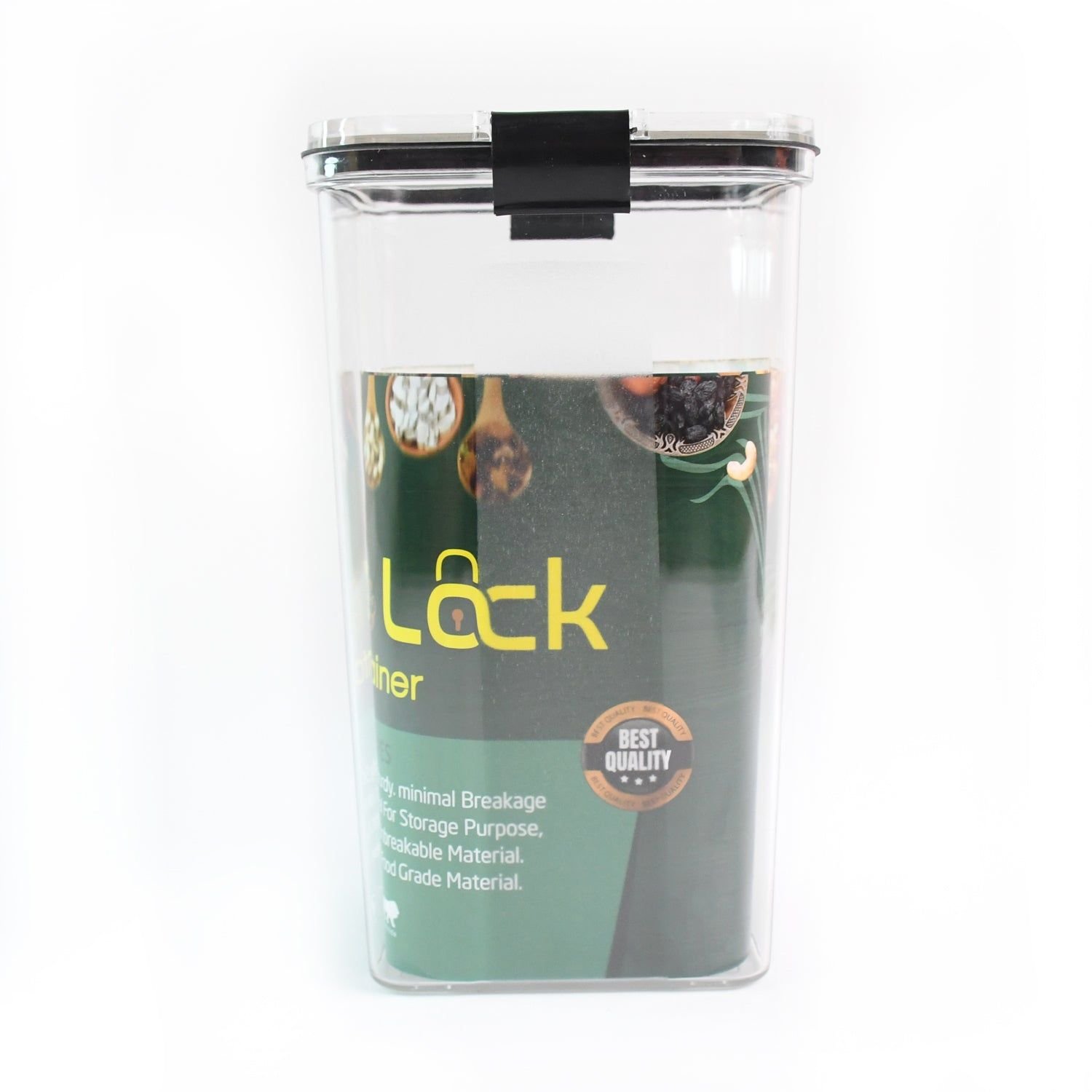 1700 ML Airtight Lock & Lock Plastic Storage Container (1 Pc) - Image 5