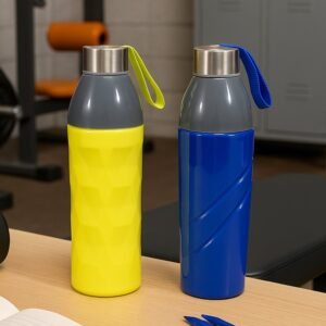 Plastic Sports Insulated Water Bottle with Dori Easy to Carry High Quality Water Bottle, BPA-Free & Leak-Proof! For Kids' School, For Fridge, Office,