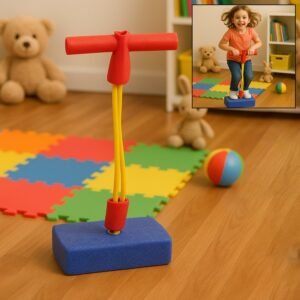 Creative Fitness Jumper for Kids by New Bounce | Safe, Bouncy Toy for Toddlers | Fun Foam Hopper for Children | Squeaks with Each Hop | Great Gift for