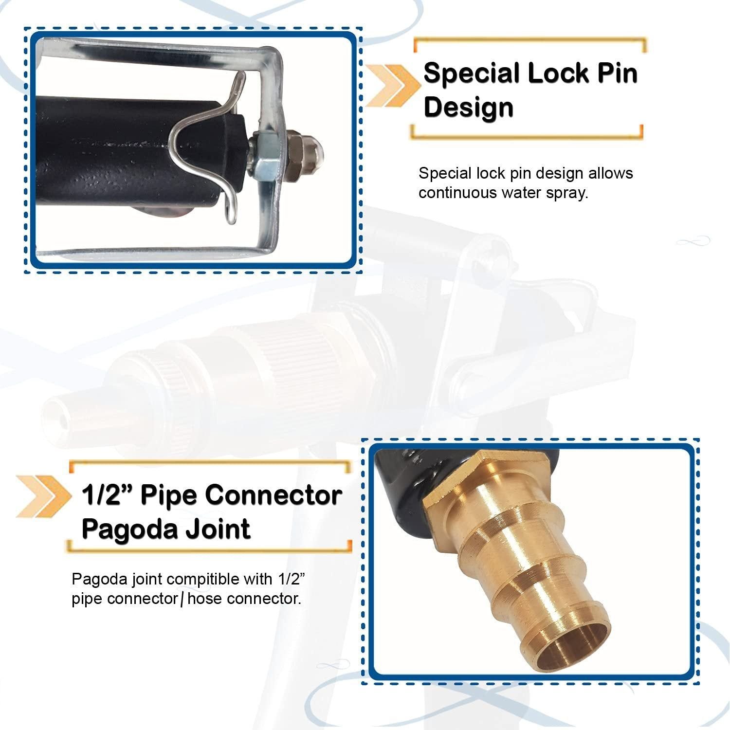 Water Spray Gun Trigger High Pressure Water Spray Gun for Car / Bike / Plants - Image 8