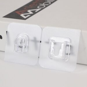 Magic Adhesive Plastic Wall Hooks Heavy Duty Hooks (Pack of 20) - 10 pair