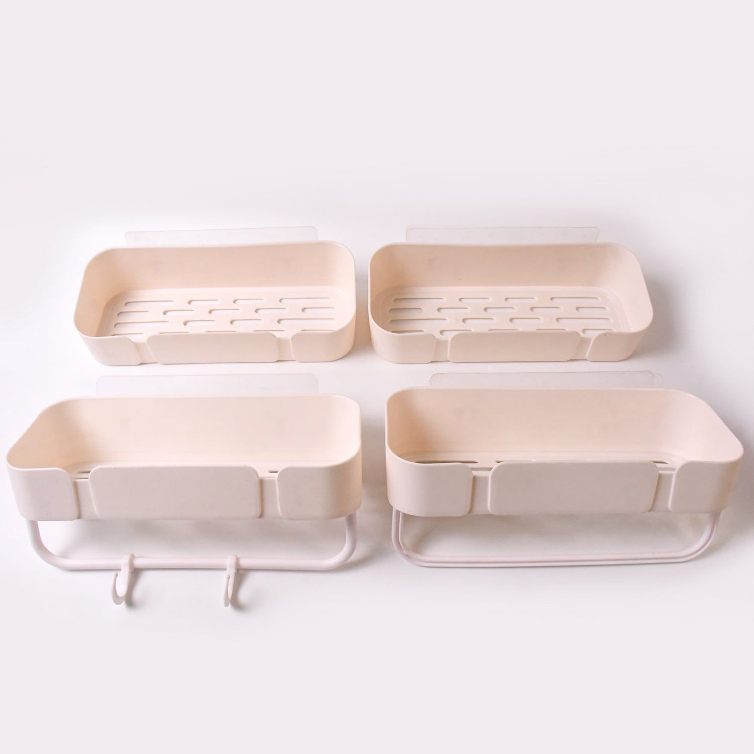 Multipurpose Kitchen Bathroom Wall Corner Shelf Rack (4 Pcs Set) - Image 5