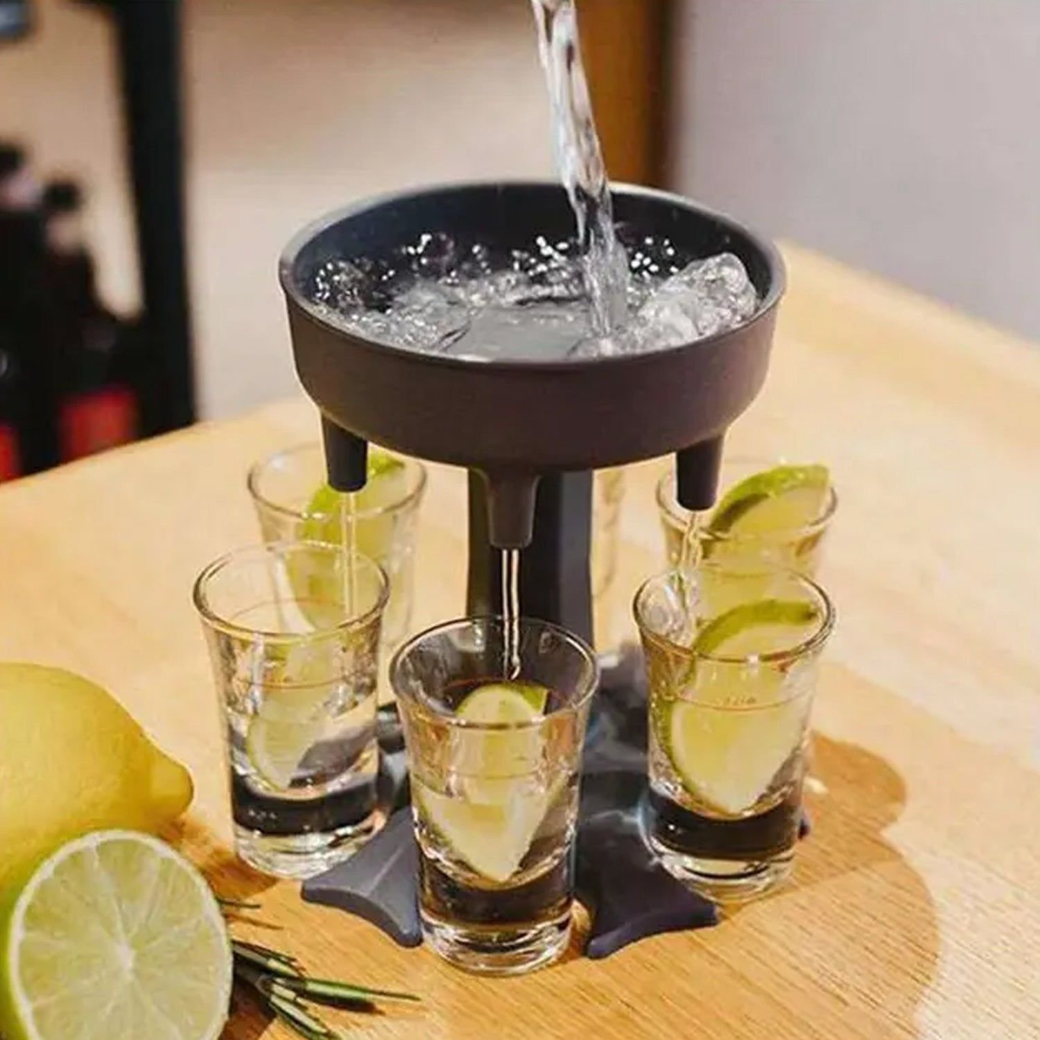 6 shot Win glass dispensers and tray, drinking games, shot glasses, dispenser, party gifts, shot spout for faster start of the party - Image 5