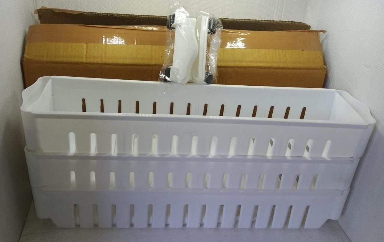Multipurpose 3 Layer Slim Side Space Saving Storage Organizer Rack Shelf - Image 10