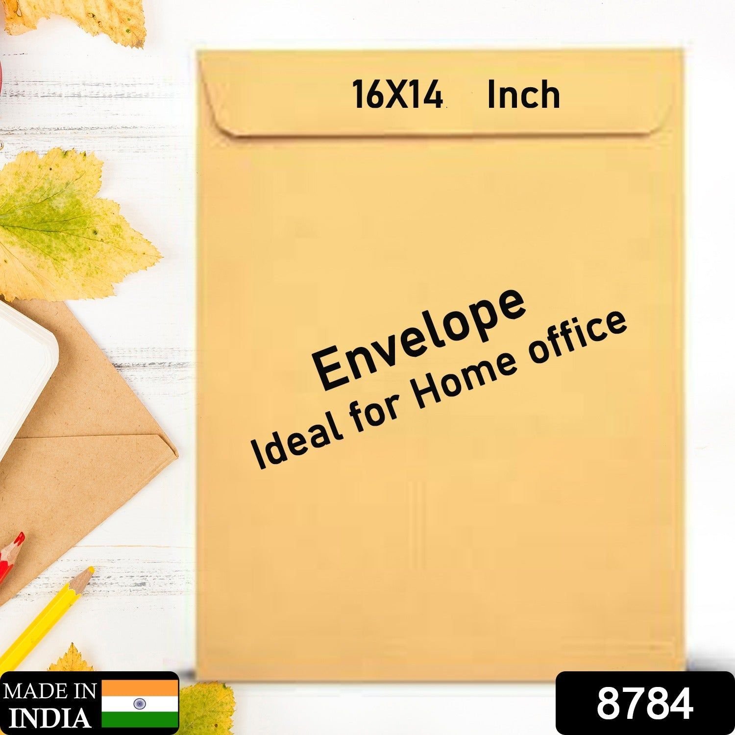 Brown Kraft Envelope for Invitations & Office Use (Mix Size / 1 Pc) - Image 2