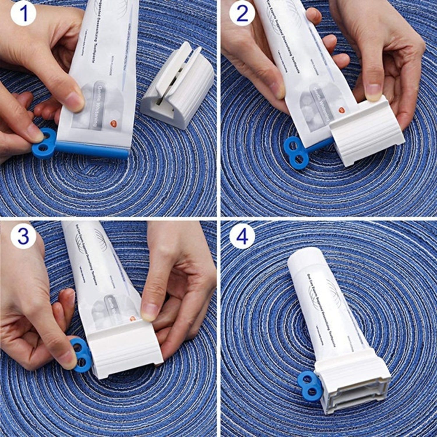 Rolling Tube Toothpaste Squeezer Toothpaste Seat Holder Stand - Image 9