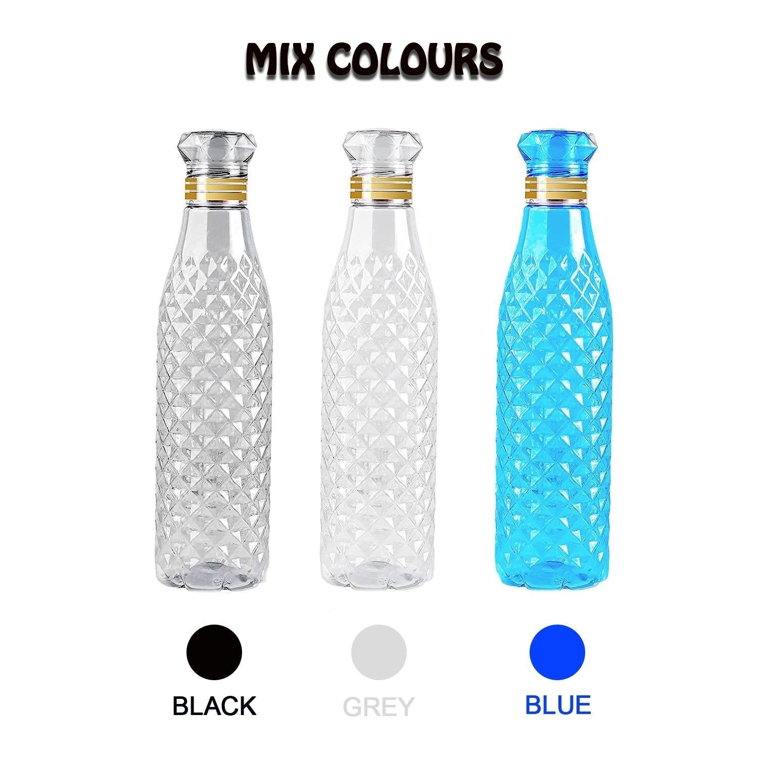 Dimond Cut Water Bottle used by kids, children’s and even adults for storing and drinking water throughout travelling to different-different places an - Image 6