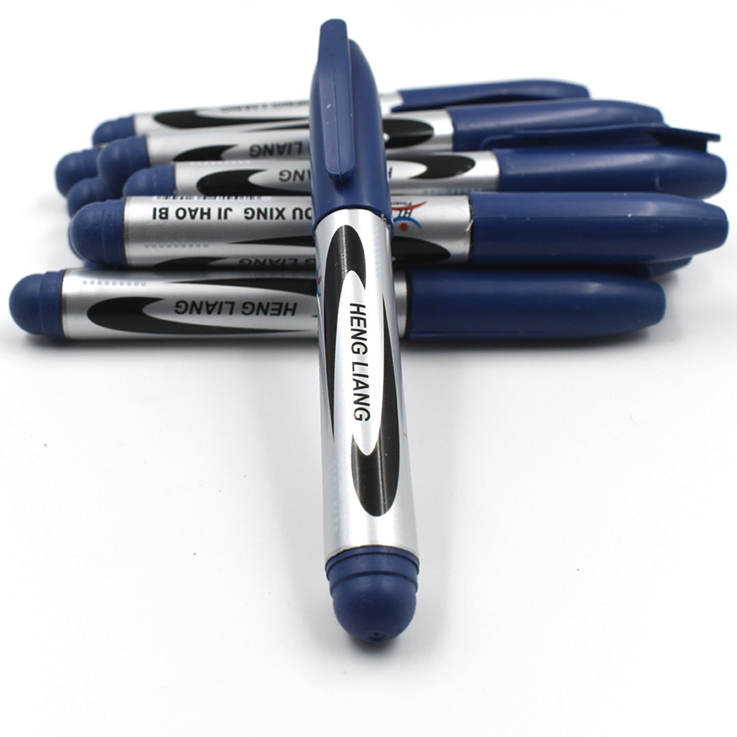 10Pc Permanent Blue Marker and pen used in studies