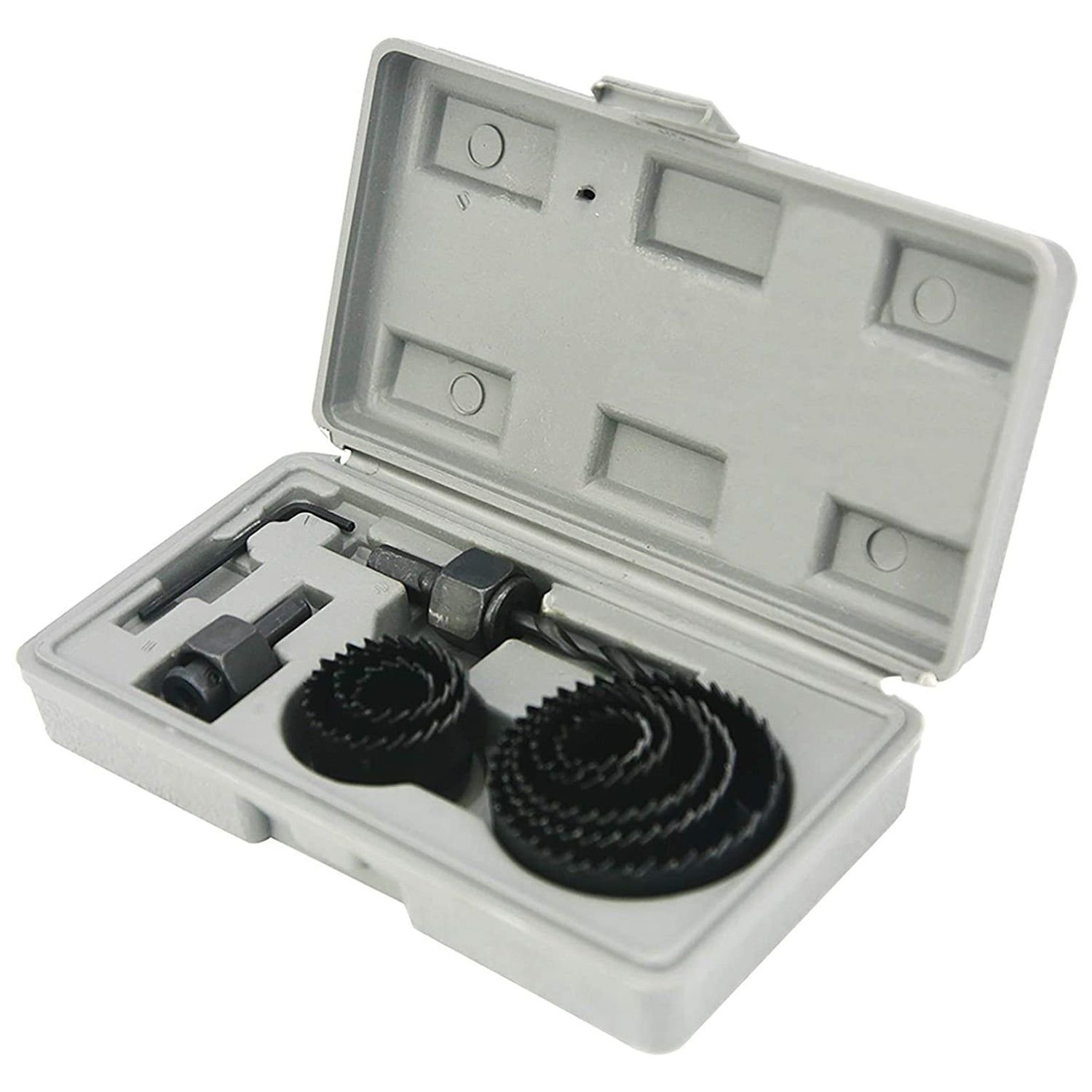 Wood Hole Saw Cutting Set (11 pcs, 19-64mm, Multicolour) - Image 3
