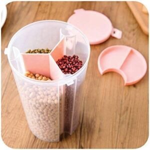 3 in 1 Transparent Air Tight Storage Dispenser Container