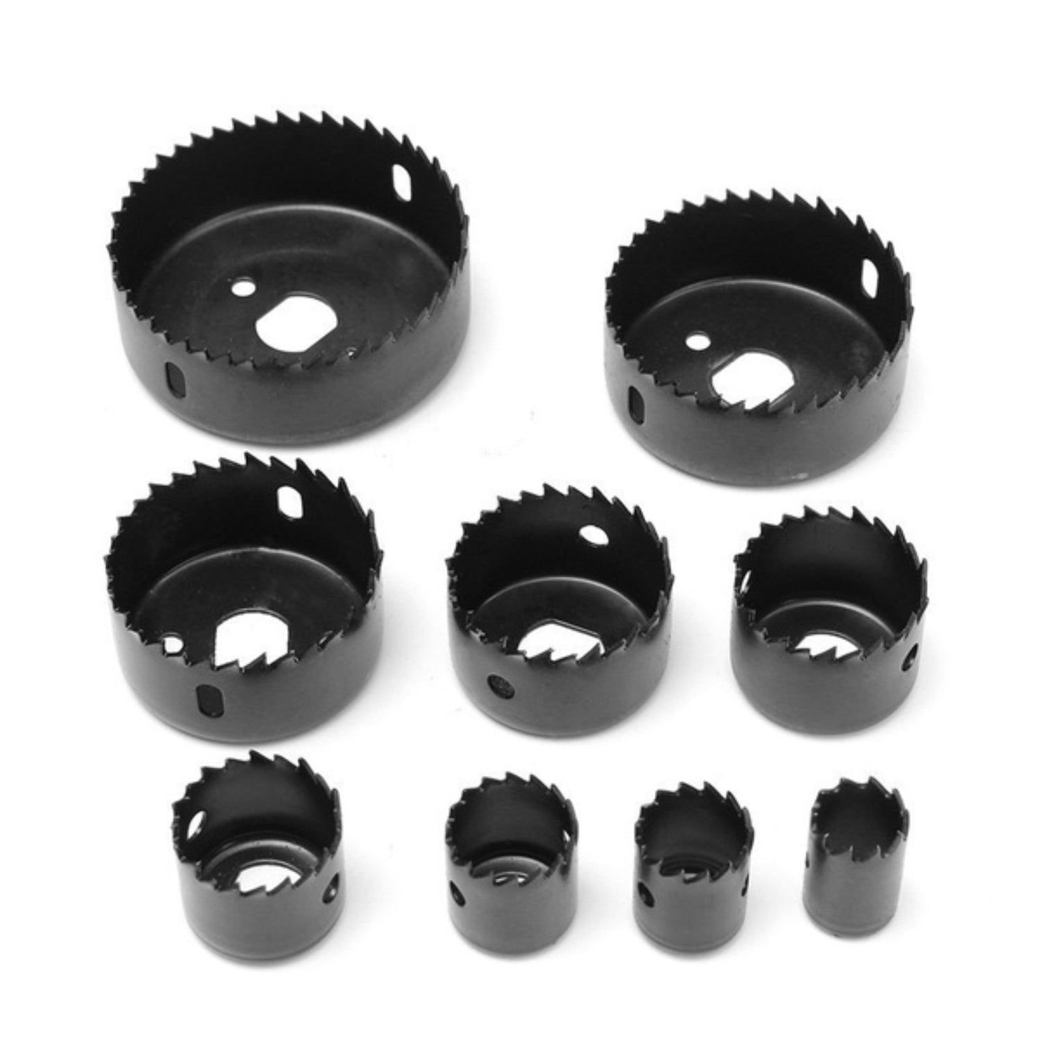 Wood Hole Saw Cutting Set (11 pcs, 19-64mm, Multicolour) - Image 5