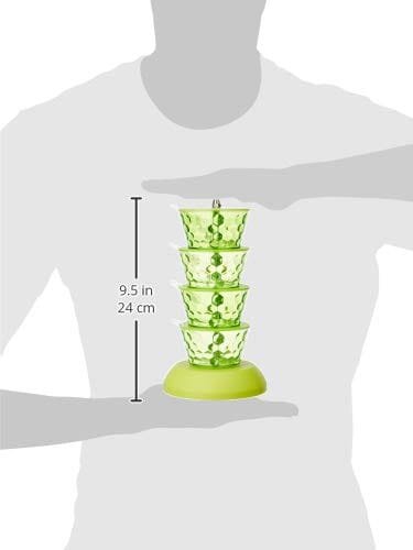 4 in 1 Multipurpose 360 Degree Rotating Pickle Rack Container for Kitchen - Image 6
