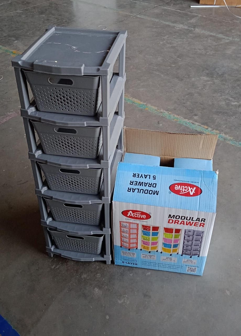 Multi-Purpose Anti-Slip 5 Layer Modular Drawer Storage System - Image 7