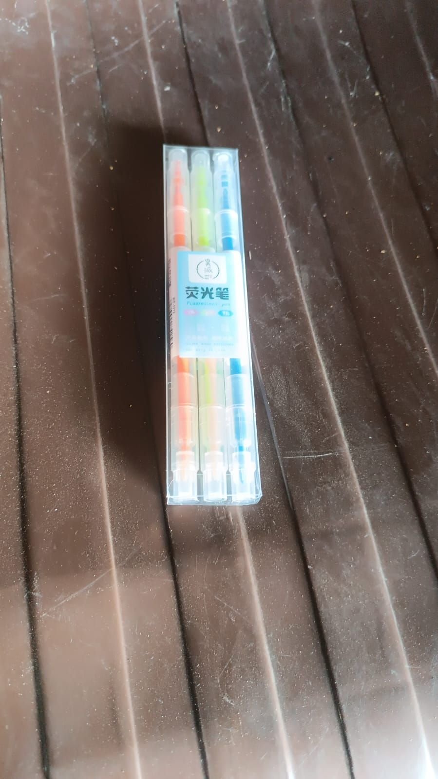 Dual-Headed Highlighter 3 Colors Double head Highlighter Pen (3 Pcs Set) - Image 7