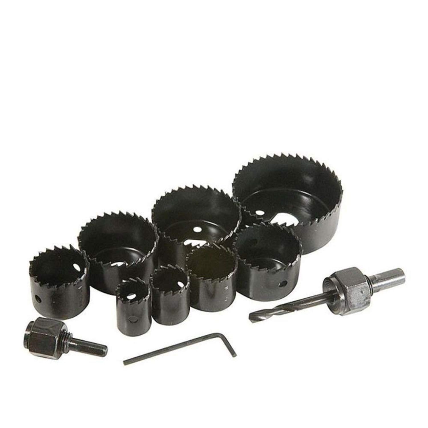 Wood Hole Saw Cutting Set (11 pcs, 19-64mm, Multicolour) - Image 9