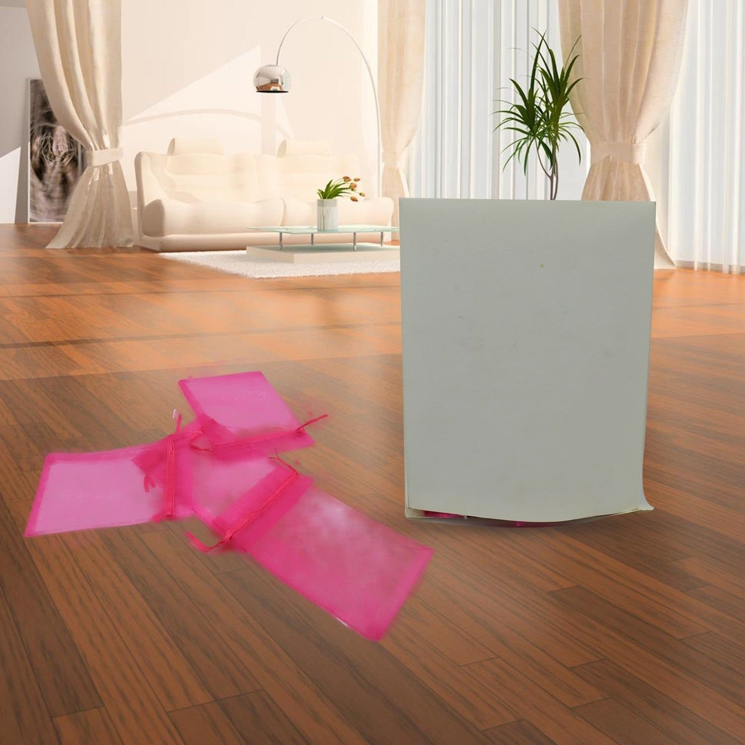 Organza Drawstring Gift Bags – Small Mesh Pouches for Wedding, Party & Festival Favors (50 Pcs Set) - Image 4