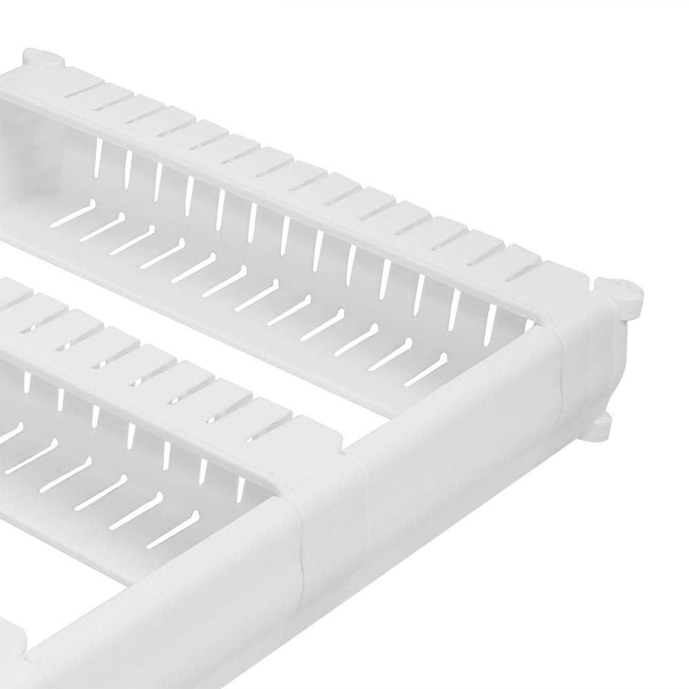 Multipurpose 2 Layer Slim Side Space Saving Storage Organizer Rack Shelf - Image 9