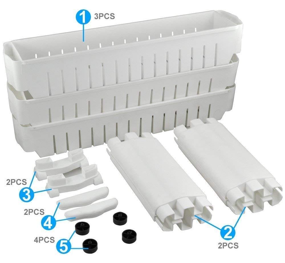 Multipurpose 3 Layer Slim Side Space Saving Storage Organizer Rack Shelf - Image 8