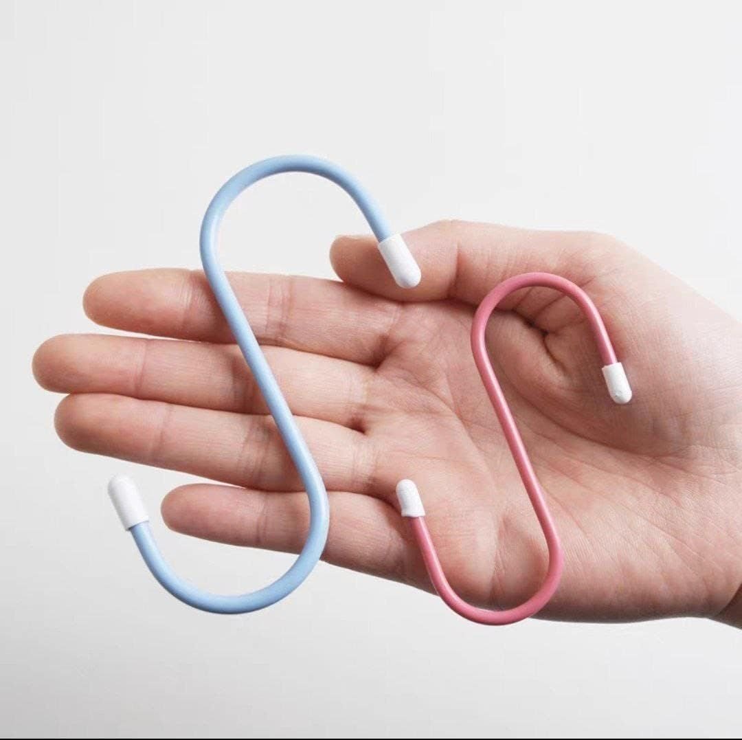 S Shape Metal Hooks for Hanging, Heavy Duty S Shaped Hooks for Hanging Clothes, Metal Hooks for Kitchen, Wardrobe, Work Shop, Bathroom, Garden, Office - Image 7